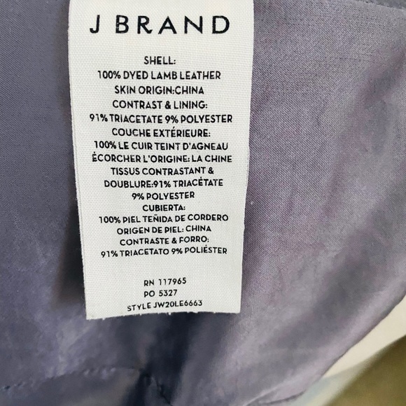 J Brand Leather Vest - Picture 7 of 7